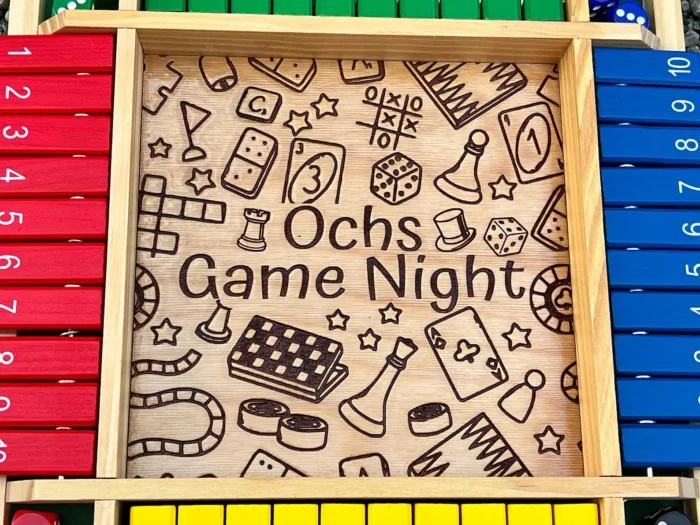 Shut The Box Board Game - Personalized Playing Zone - Image 7