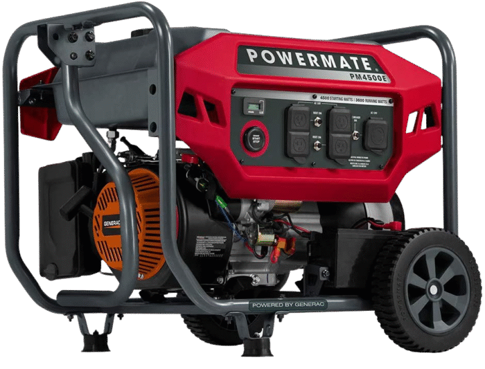 Generac/Powermate PM4500E 3600W/4500W Gas Electric Start Generator New