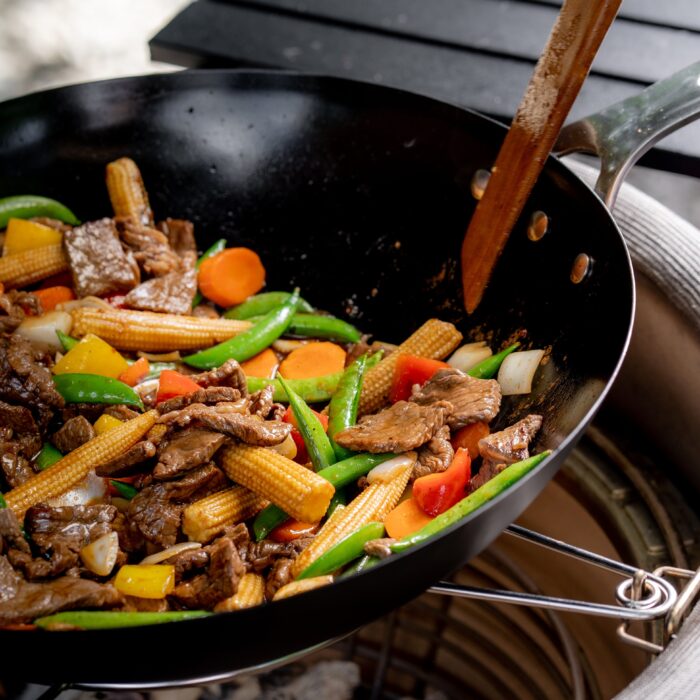 Kamado Joe Karbon Steel Carbon Steel Wok for Classic Joe & Big Joe Grills - Image 2