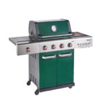 Outback Jupiter 4 Burner Hybrid BBQ - Green