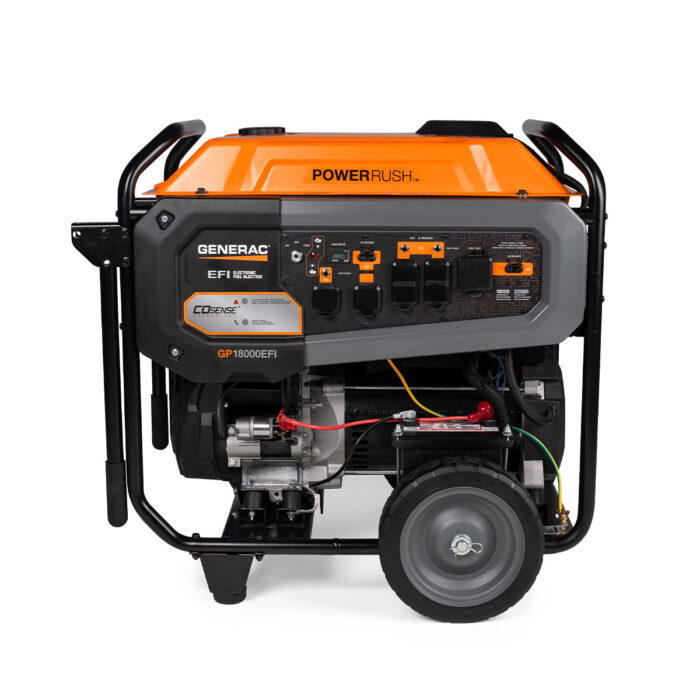 Generac GP18000EFI 18000W/22500W Generator 50 Amp Low THD CO Sense Gas Electric Start 8917 Manufacturer RFB