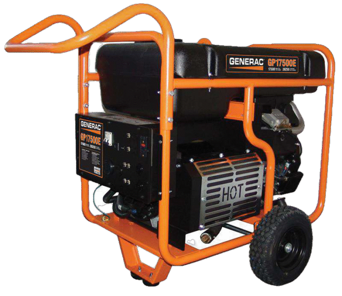 Generac GP17500E 17500W/26250W Generator Electric Start Manufacturer RFB