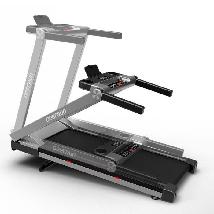 DeerRun A1 Pro Folding Smart Treadmill with 6% Incline - 16 KPH, 158 Kg Capacity