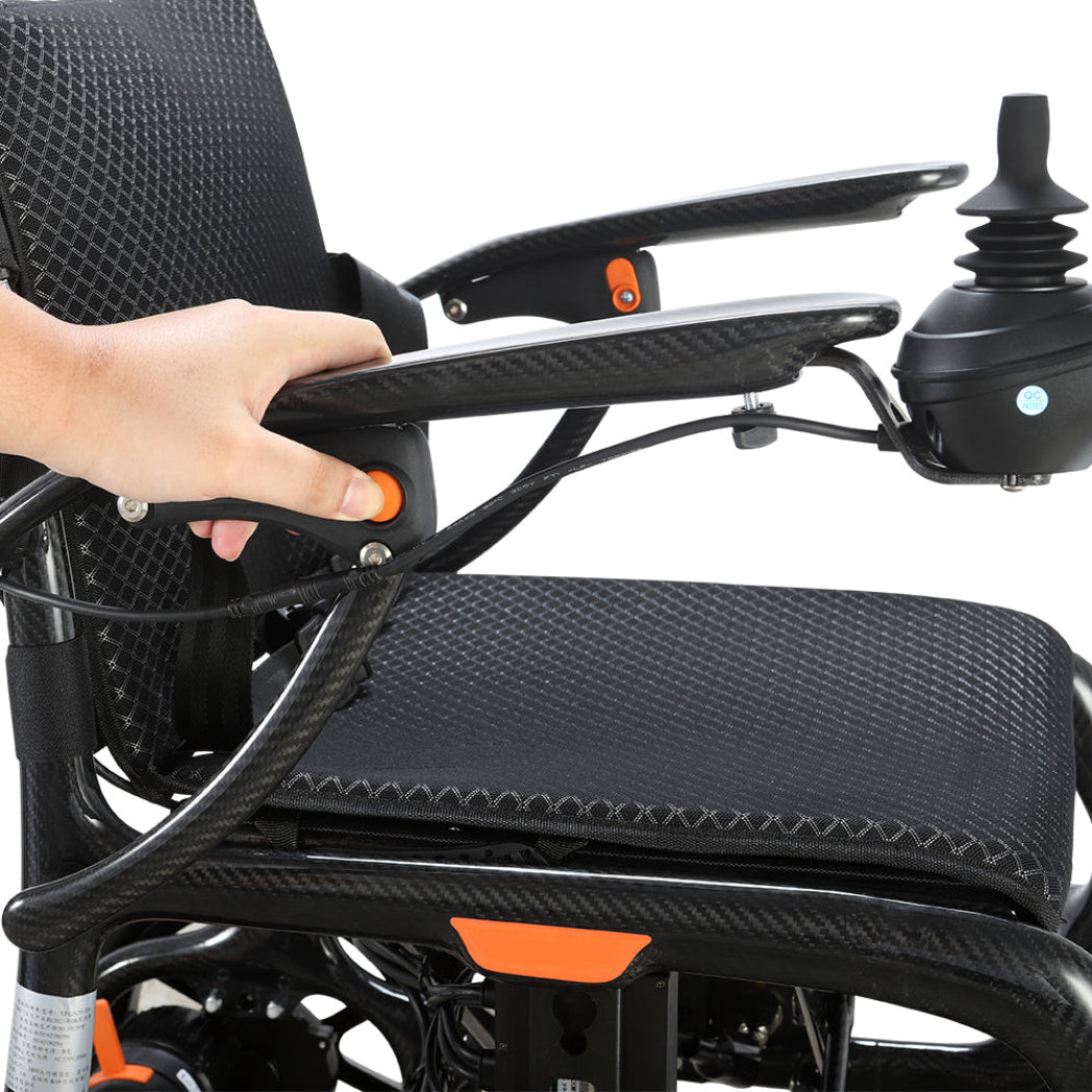 MobilityPlus+ Featherlite Carbon Edition Electric Wheelchair