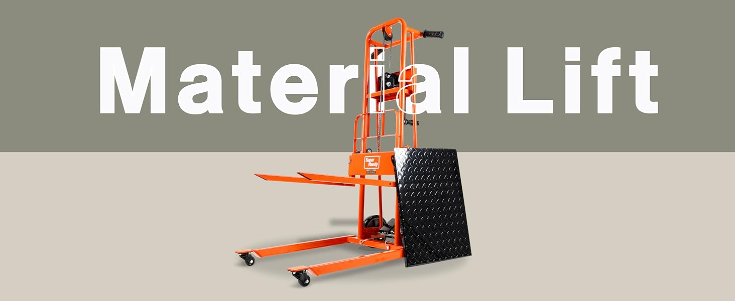 SuperHandy Material Lift Winch Stacker